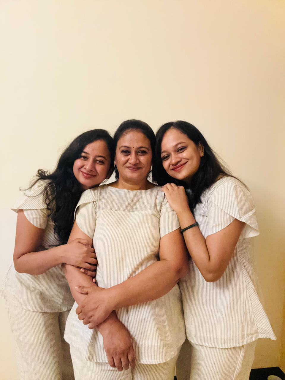 The Cozynest family — Geetha, Sandya and Bindiya